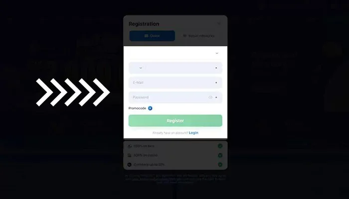 1win sign up